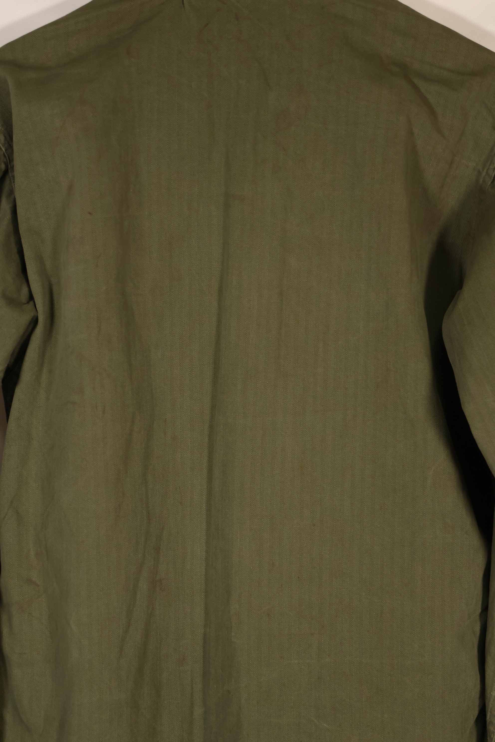 実物　1940年代　アメリカ陸軍　HBT OD ユーティリティジャケット　中古品　36R