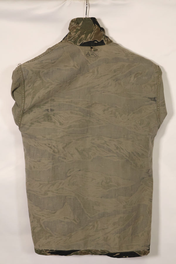 1960年代　シルバータイガー　A-S　タイガーストライプ　シャツ　パッチ付　通訳　中古品