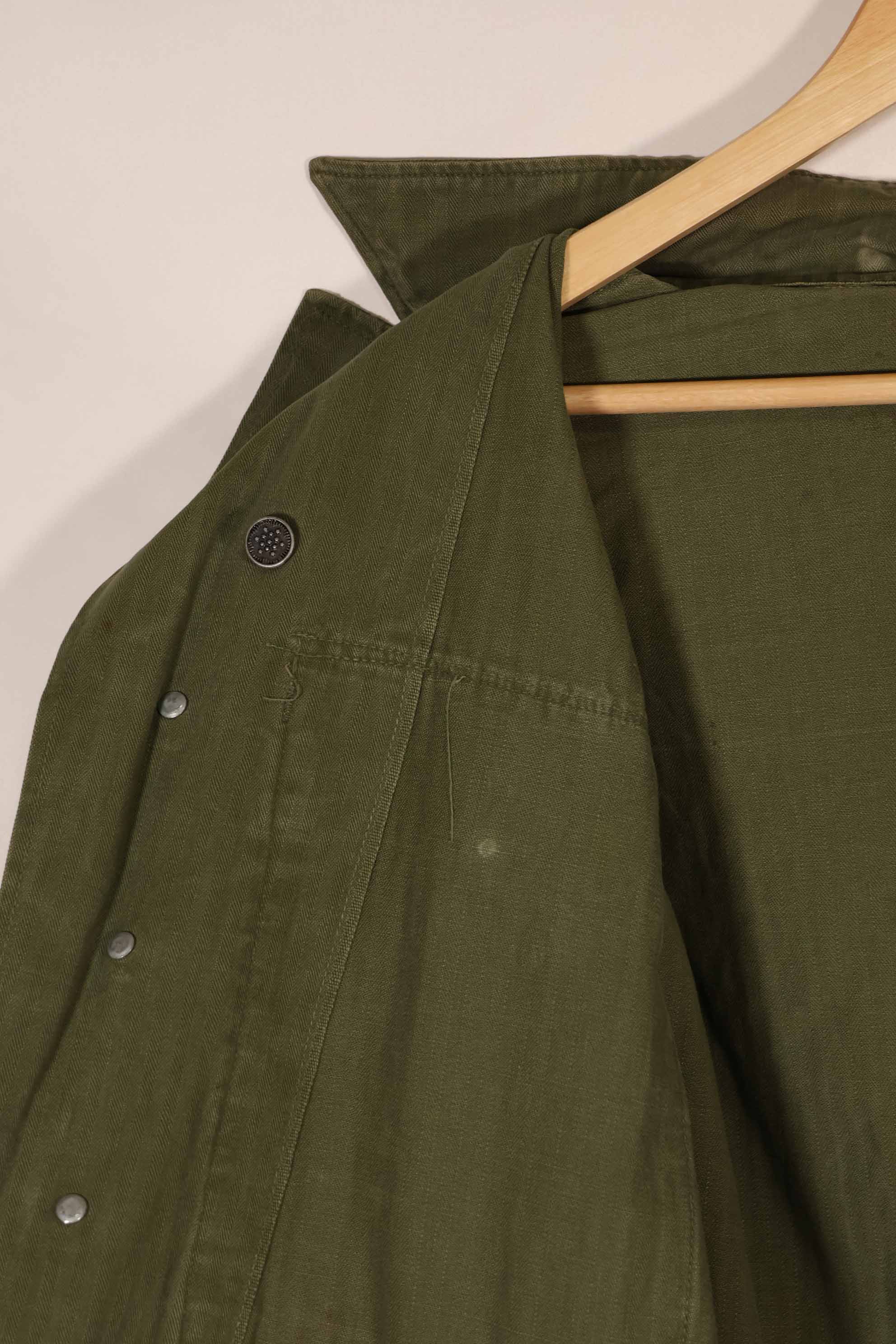 実物　1940年代　アメリカ陸軍　HBT OD ユーティリティジャケット　中古品　36R