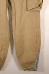 Early 1940s, Estimated Size 36, U.S. Army, Airborne Division, M-1942 Jump Pants, Slightly Faded, Used