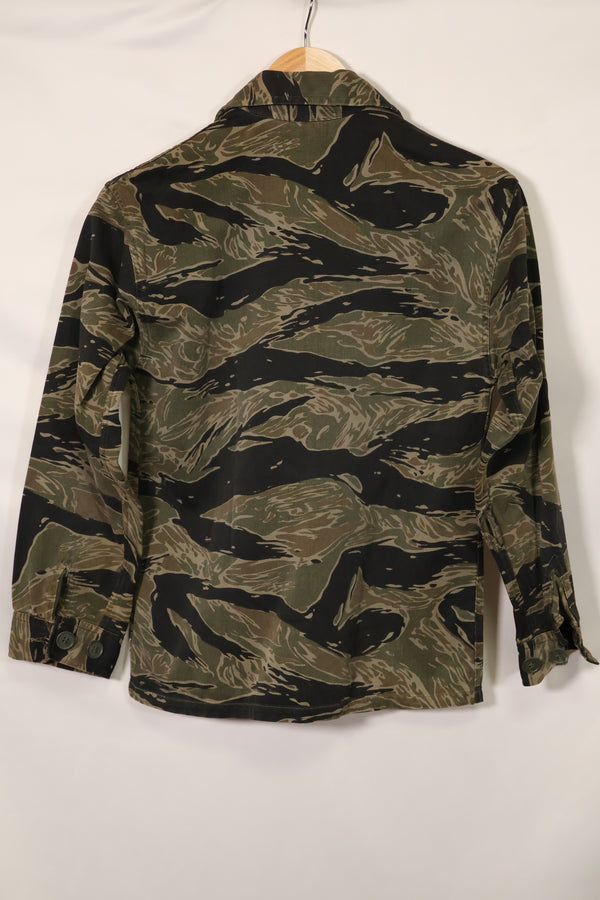 1960年代　シルバータイガー　A-S　タイガーストライプ　シャツ　パッチ付　通訳　中古品