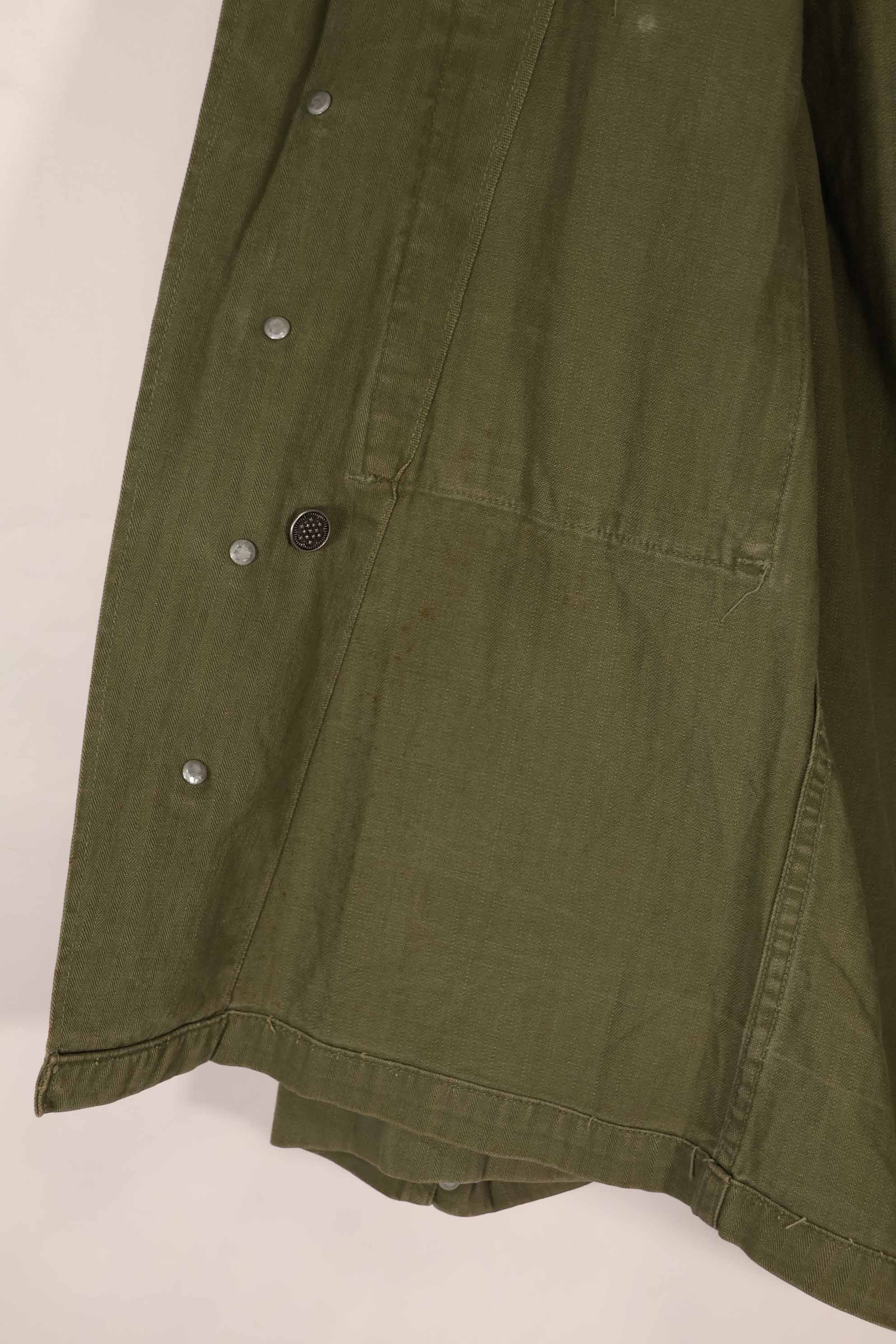実物　1940年代　アメリカ陸軍　HBT OD ユーティリティジャケット　中古品　36R