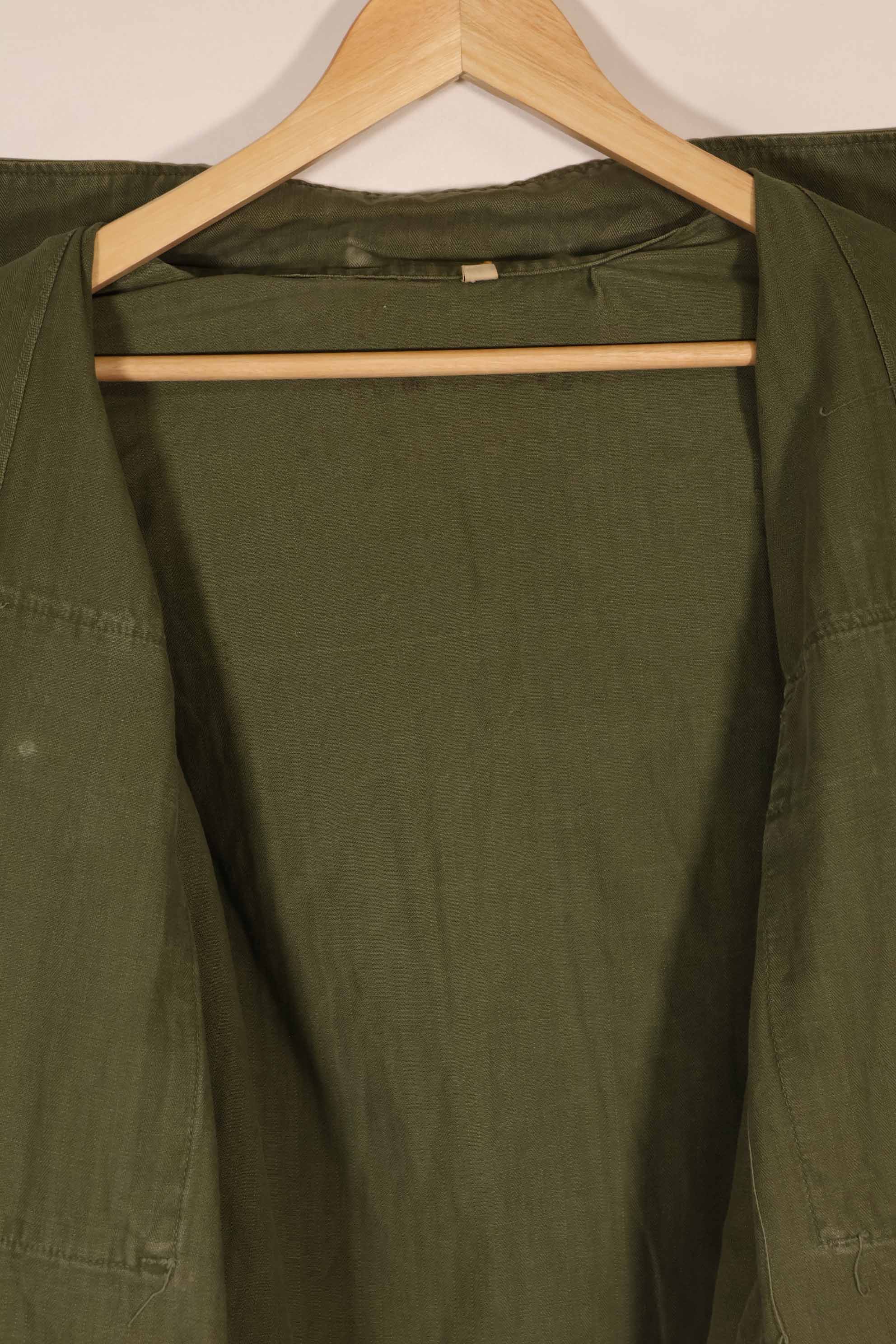 実物　1940年代　アメリカ陸軍　HBT OD ユーティリティジャケット　中古品　36R