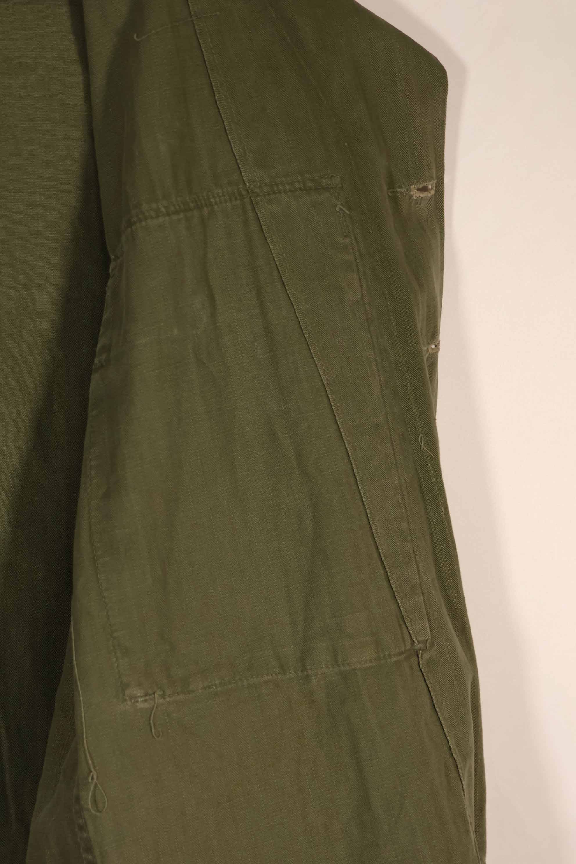 実物　1940年代　アメリカ陸軍　HBT OD ユーティリティジャケット　中古品　36R