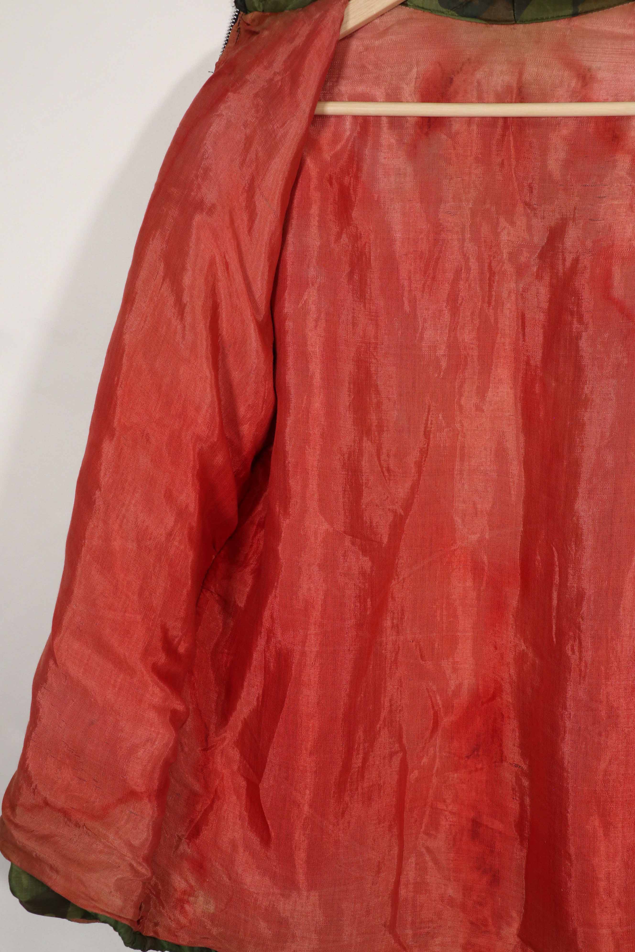 実物　米軍ポンチョライナー　ツアージャケット　DUC PHO　1969-1970