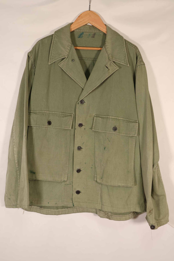 実物　1940年代　アメリカ海軍　USN　M42 ユーティリティジャケット　退色　汚れあり