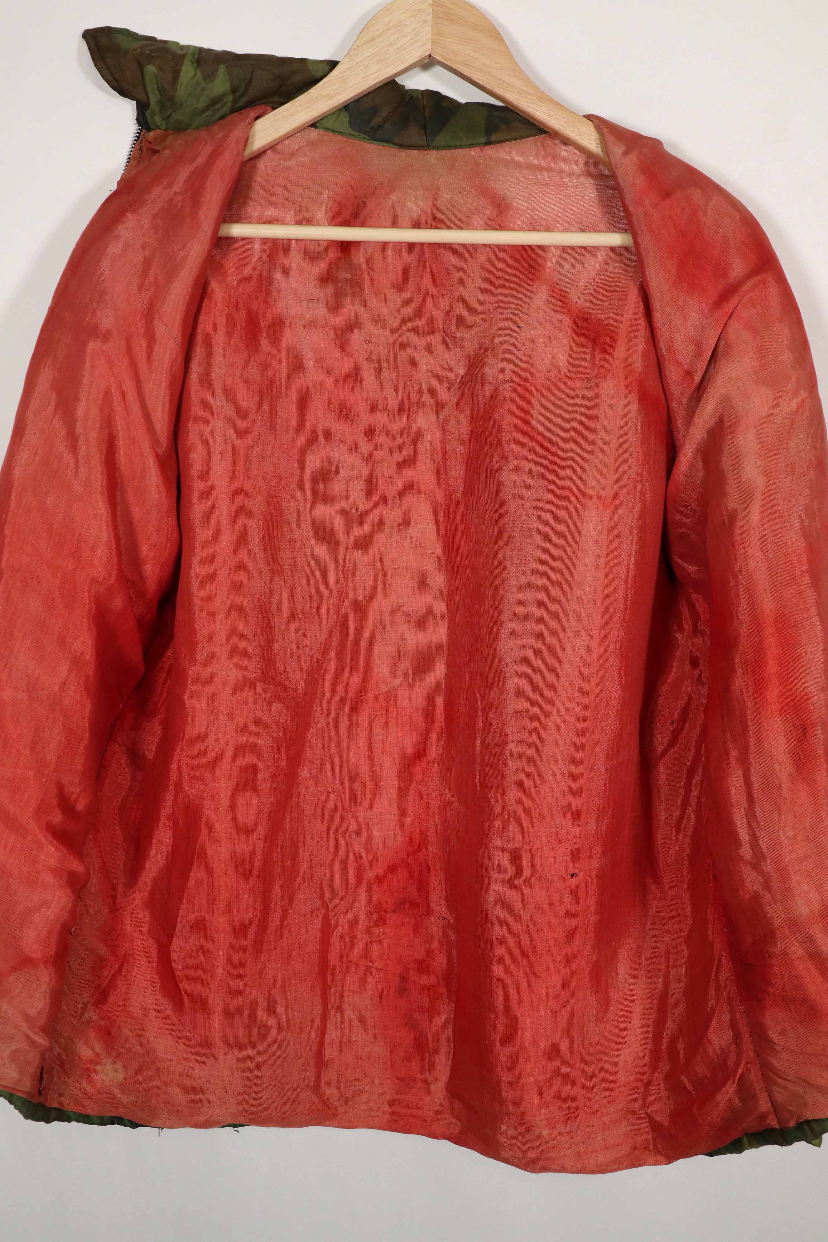 実物　米軍ポンチョライナー　ツアージャケット　DUC PHO　1969-1970