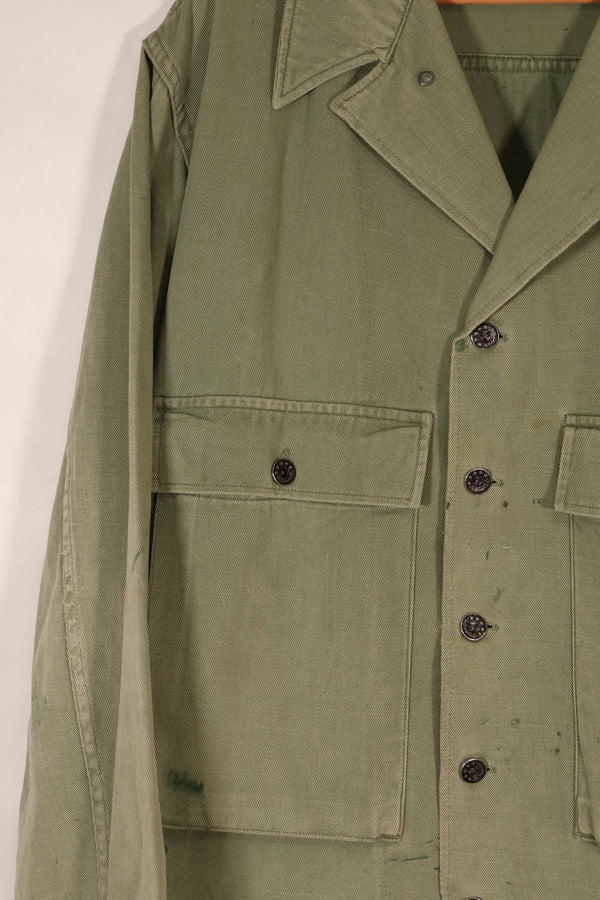 実物　1940年代　アメリカ海軍　USN　M42 ユーティリティジャケット　退色　汚れあり