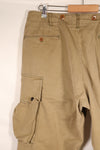 Early 1940s, Estimated Size 36, U.S. Army, Airborne Division, M-1942 Jump Pants, Slightly Faded, Used