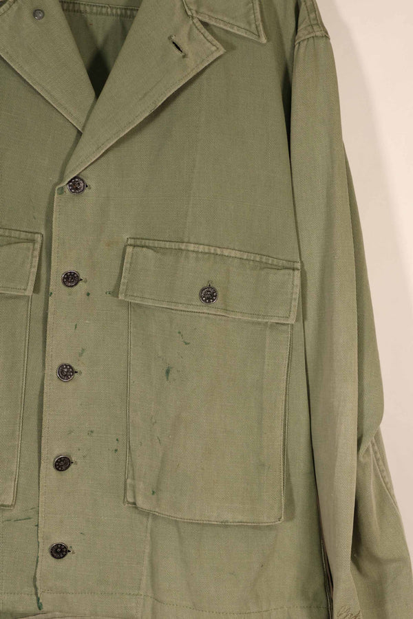 実物　1940年代　アメリカ海軍　USN　M42 ユーティリティジャケット　退色　汚れあり