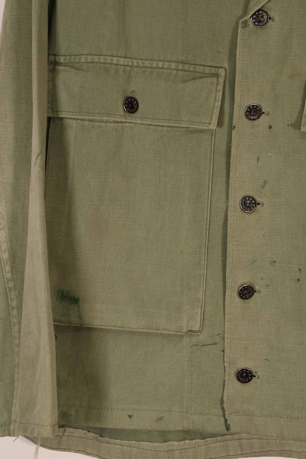 実物　1940年代　アメリカ海軍　USN　M42 ユーティリティジャケット　退色　汚れあり