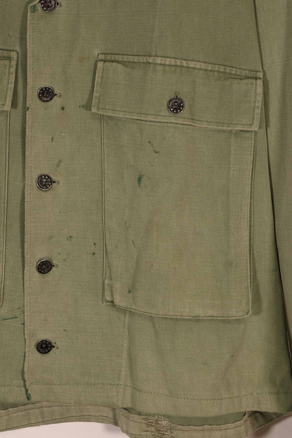 実物　1940年代　アメリカ海軍　USN　M42 ユーティリティジャケット　退色　汚れあり