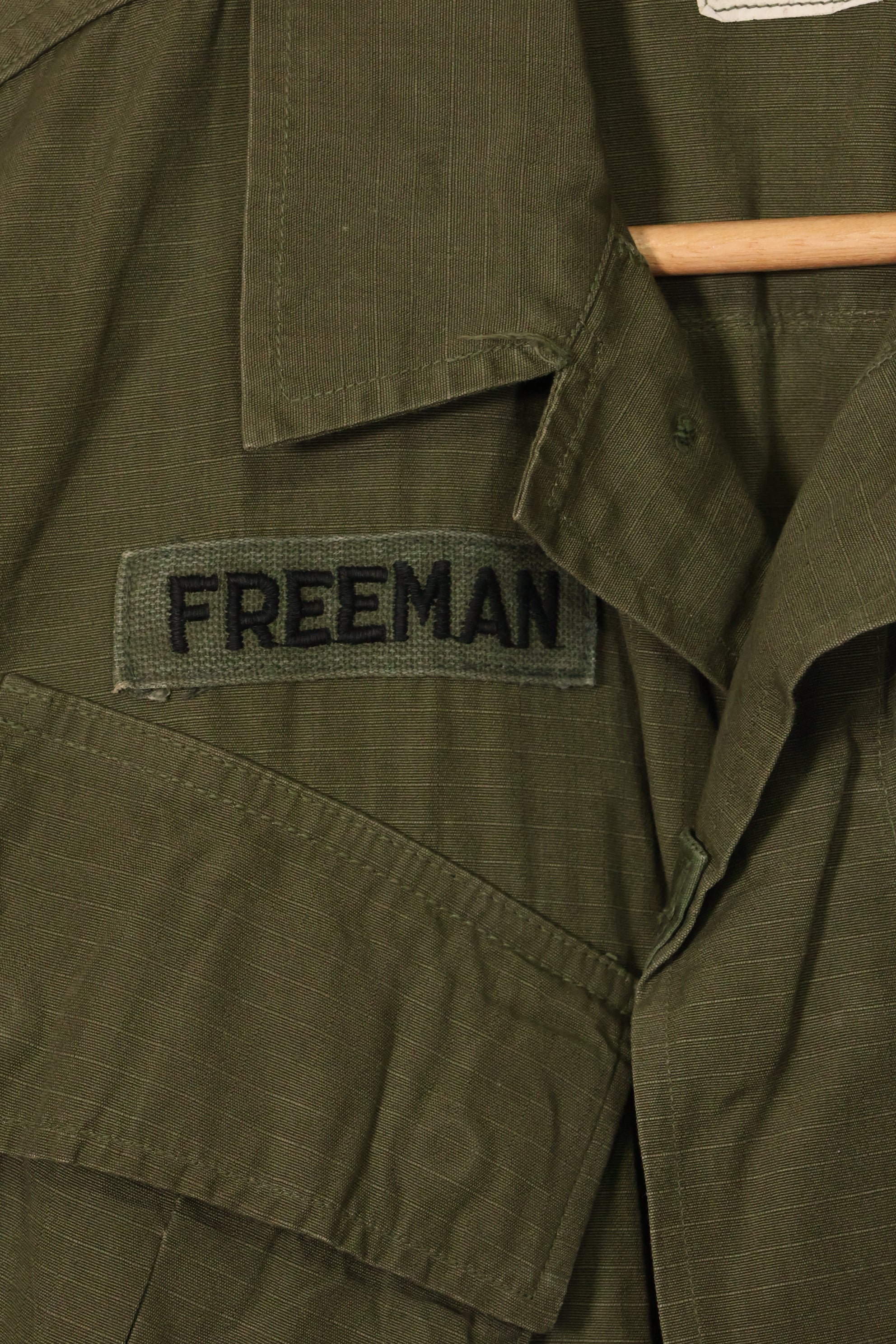 1969年契約　4th Model ジャングルファティーグ　ジャケット　X-S-R　中古品　パッチ付き