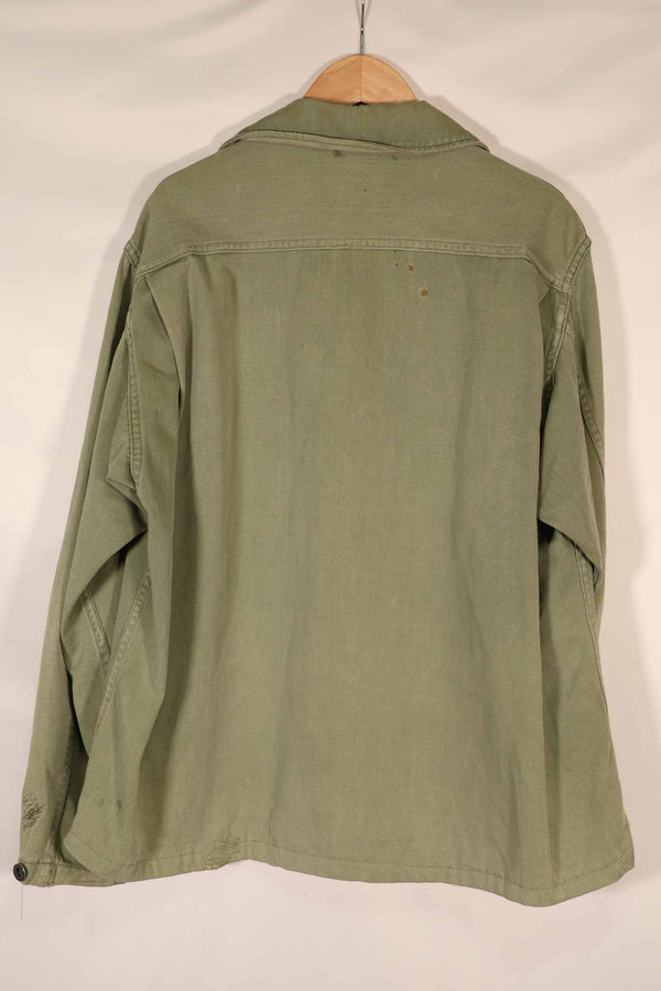 実物　1940年代　アメリカ海軍　USN　M42 ユーティリティジャケット　退色　汚れあり