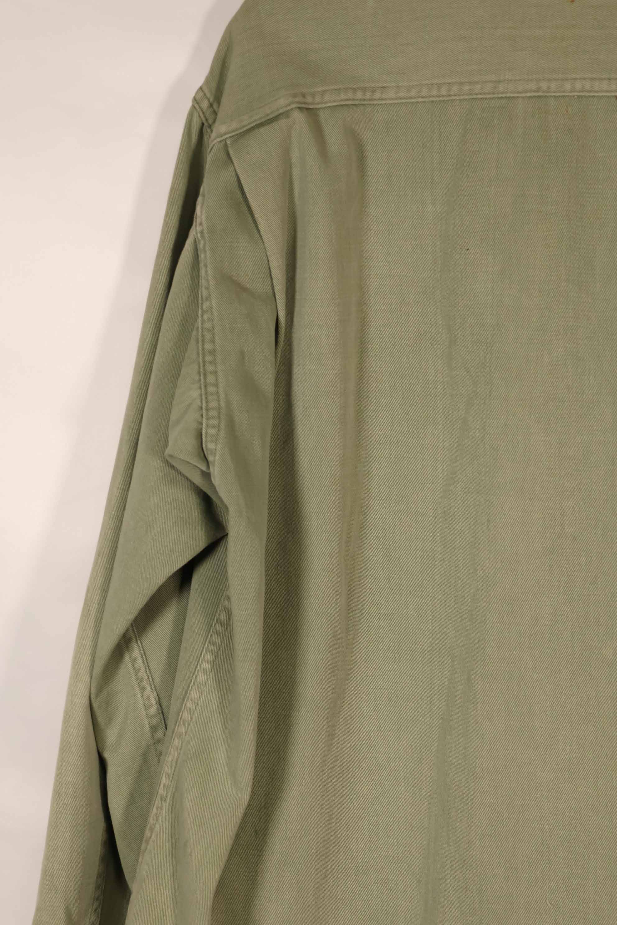 実物　1940年代　アメリカ海軍　USN　M42 ユーティリティジャケット　退色　汚れあり