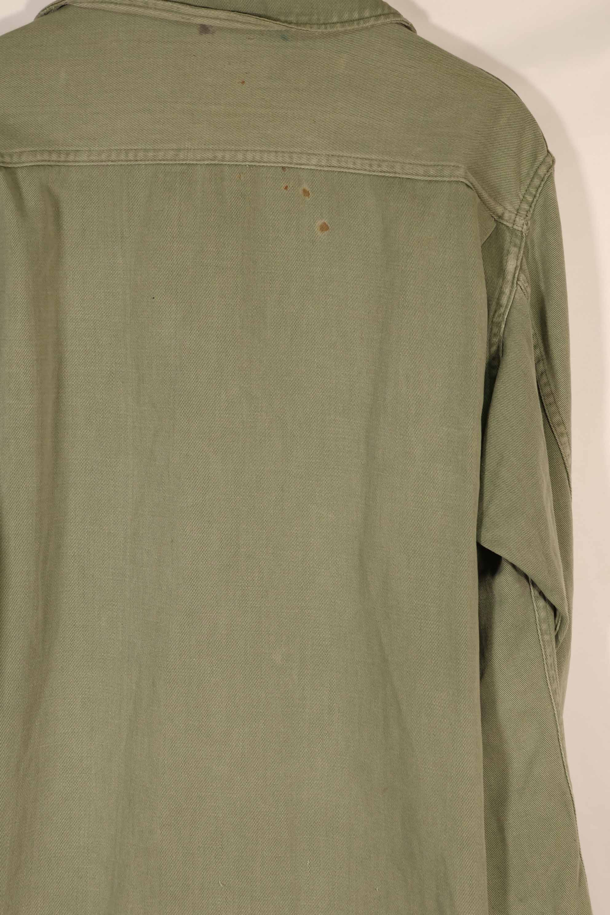 実物　1940年代　アメリカ海軍　USN　M42 ユーティリティジャケット　退色　汚れあり