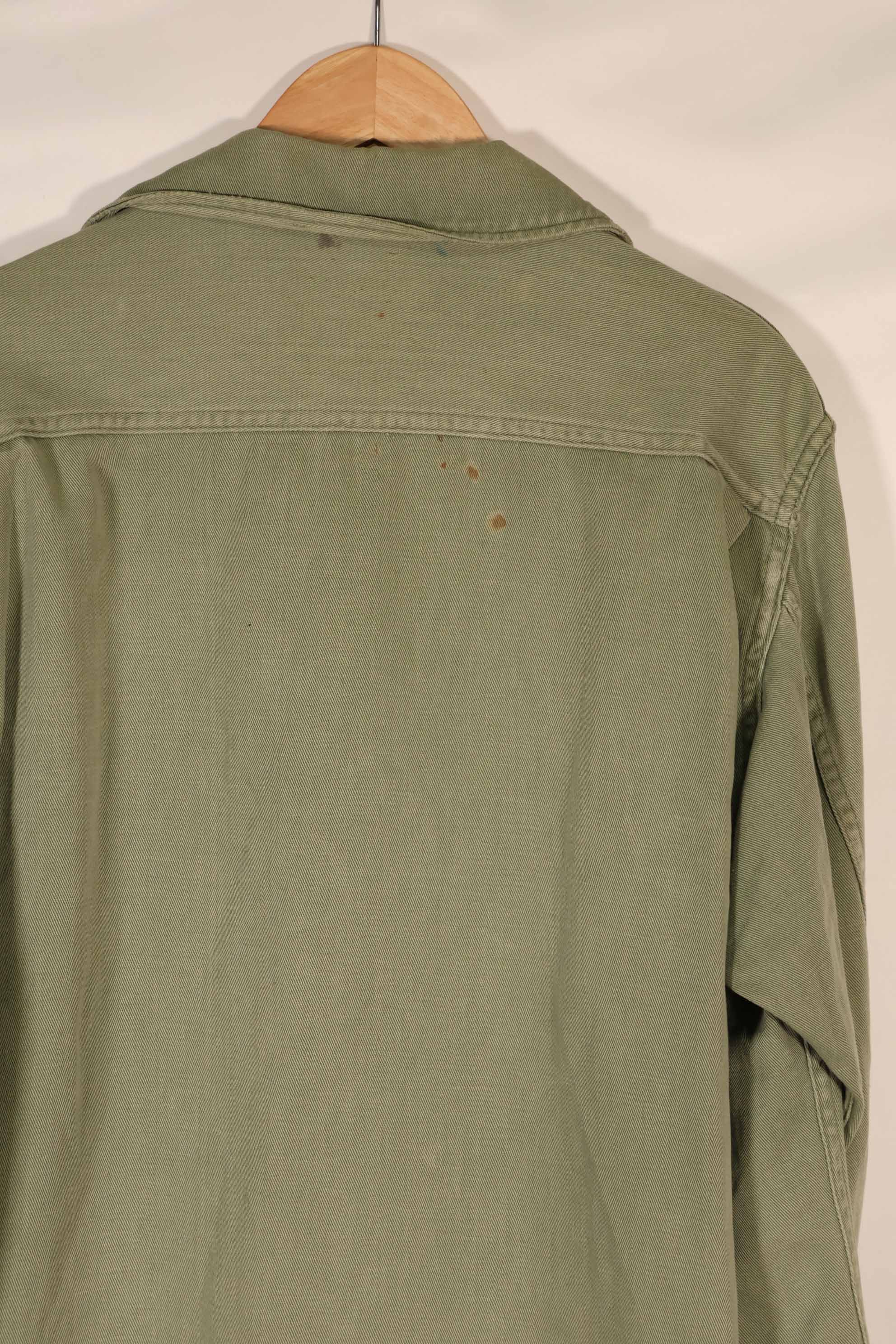 実物　1940年代　アメリカ海軍　USN　M42 ユーティリティジャケット　退色　汚れあり