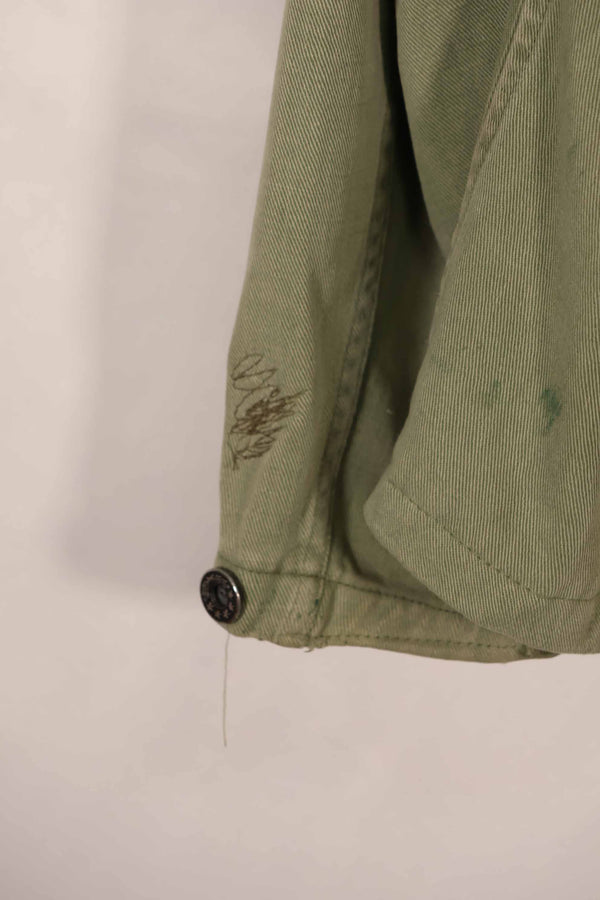 実物　1940年代　アメリカ海軍　USN　M42 ユーティリティジャケット　退色　汚れあり