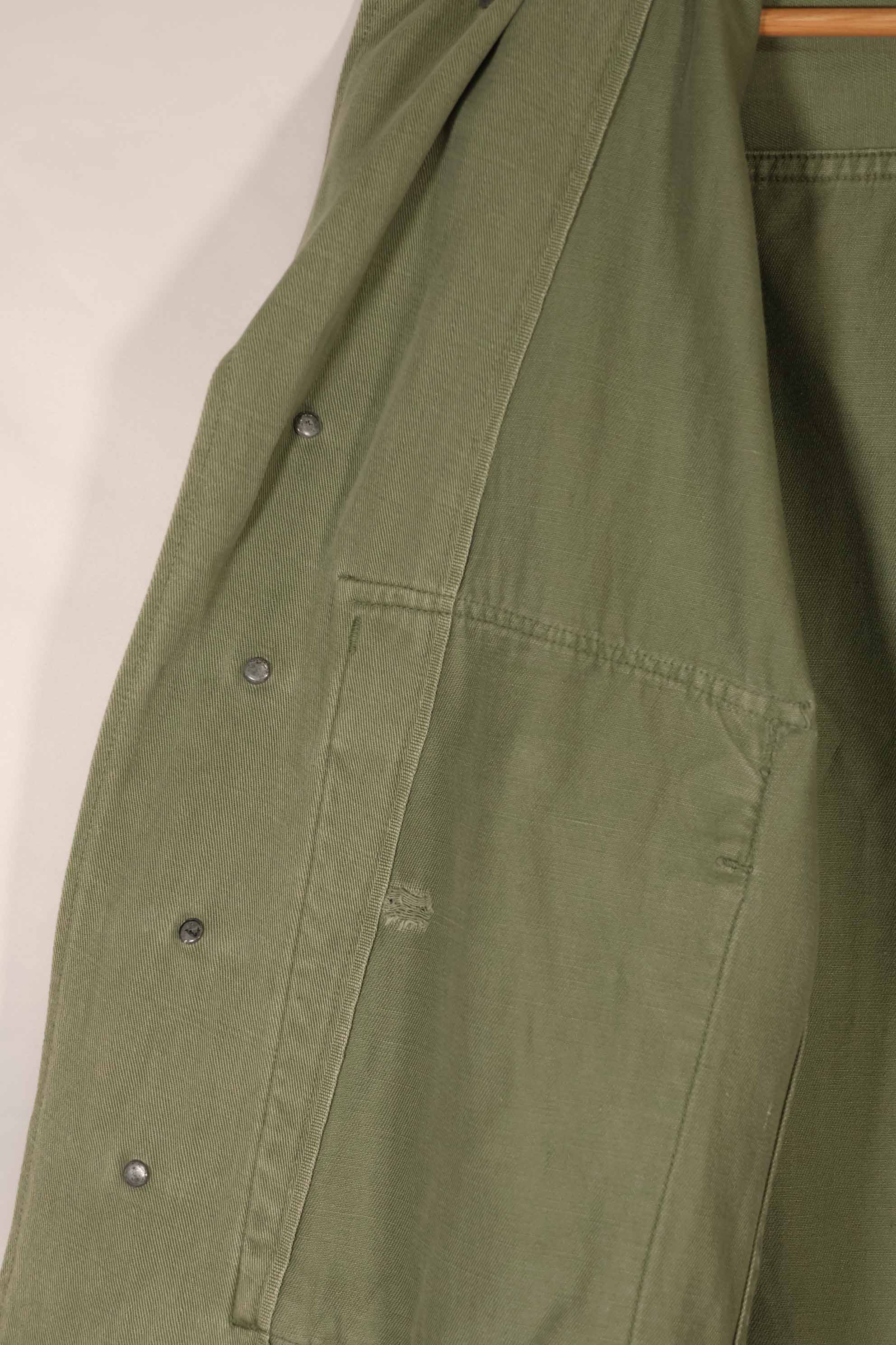 実物　1940年代　アメリカ海軍　USN　M42 ユーティリティジャケット　退色　汚れあり