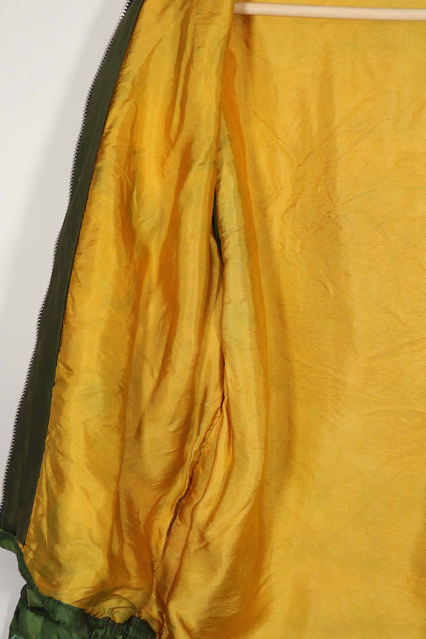 実物　米軍ポンチョライナー製　US NAVY SEABEE TEAM 7107  1971-72 ツアージャケット