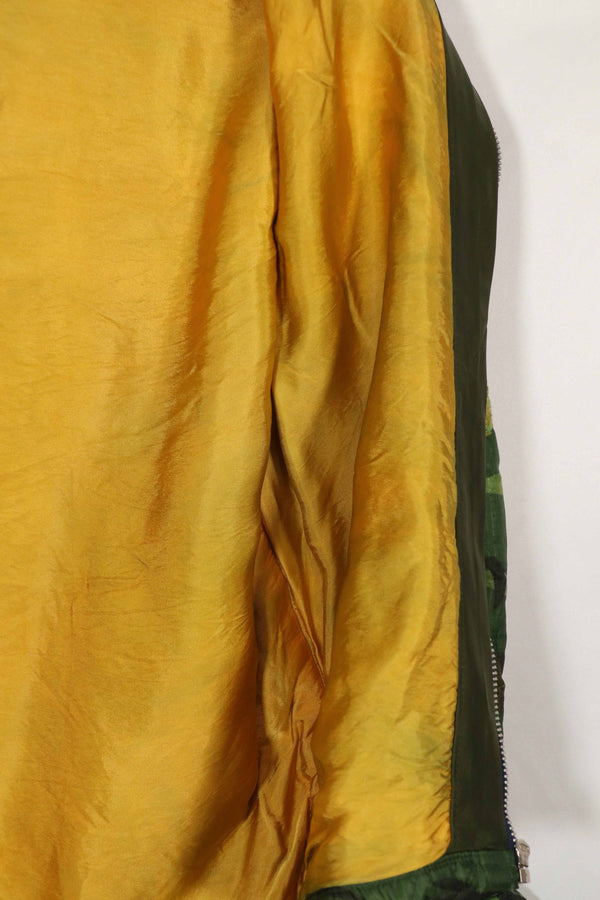 実物　米軍ポンチョライナー製　US NAVY SEABEE TEAM 7107  1971-72 ツアージャケット