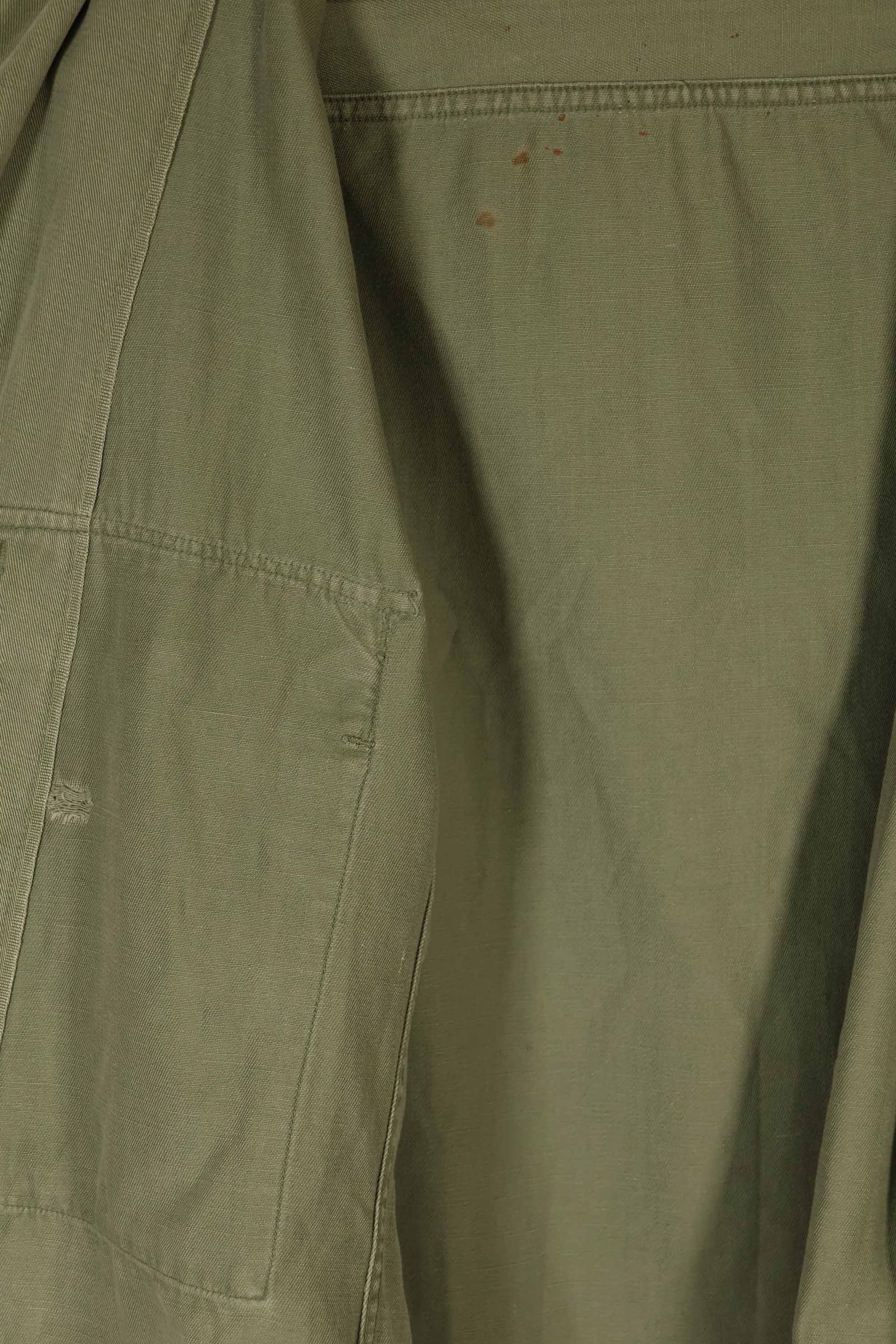 実物　1940年代　アメリカ海軍　USN　M42 ユーティリティジャケット　退色　汚れあり