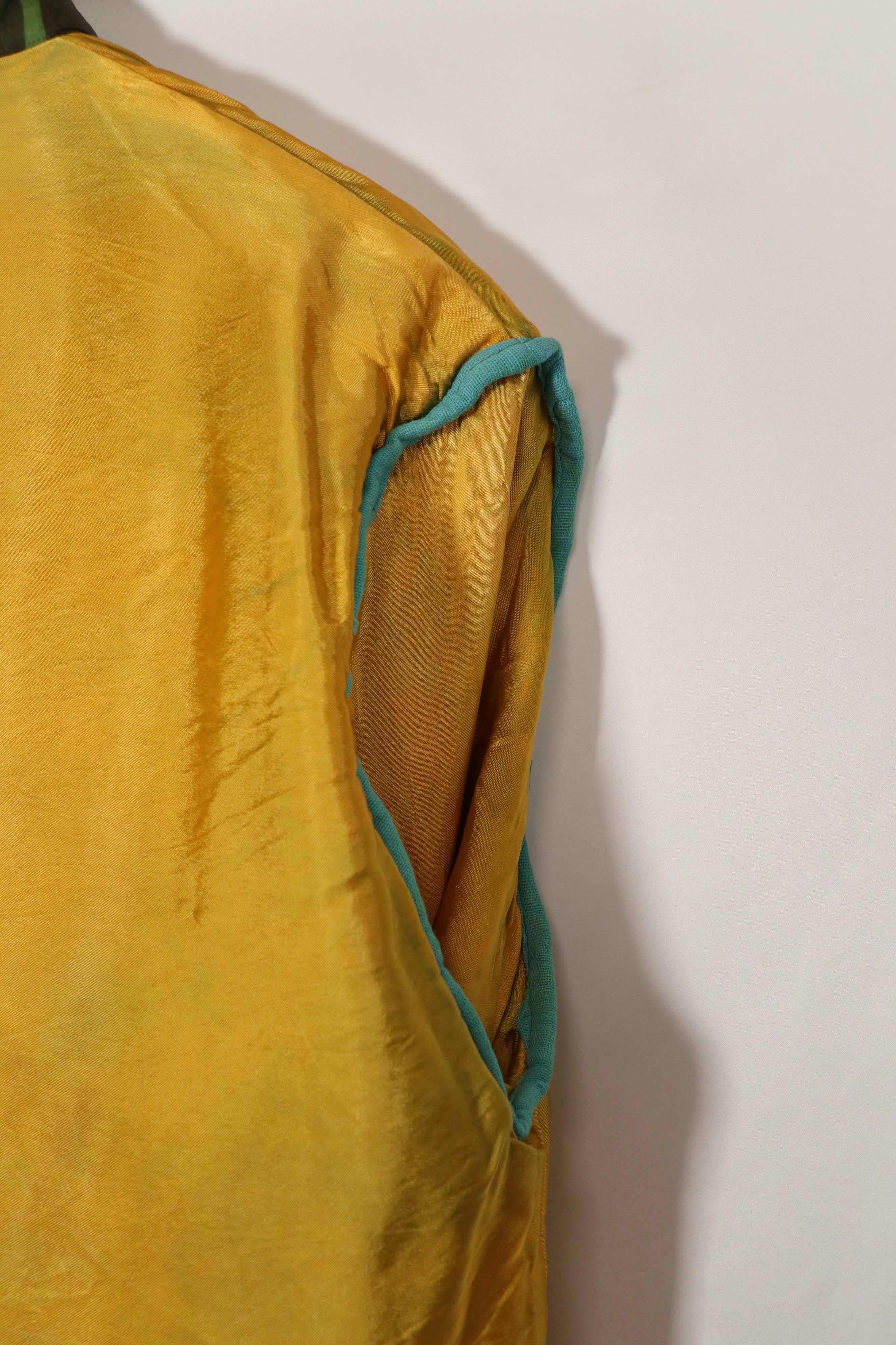 実物　米軍ポンチョライナー製　US NAVY SEABEE TEAM 7107  1971-72 ツアージャケット