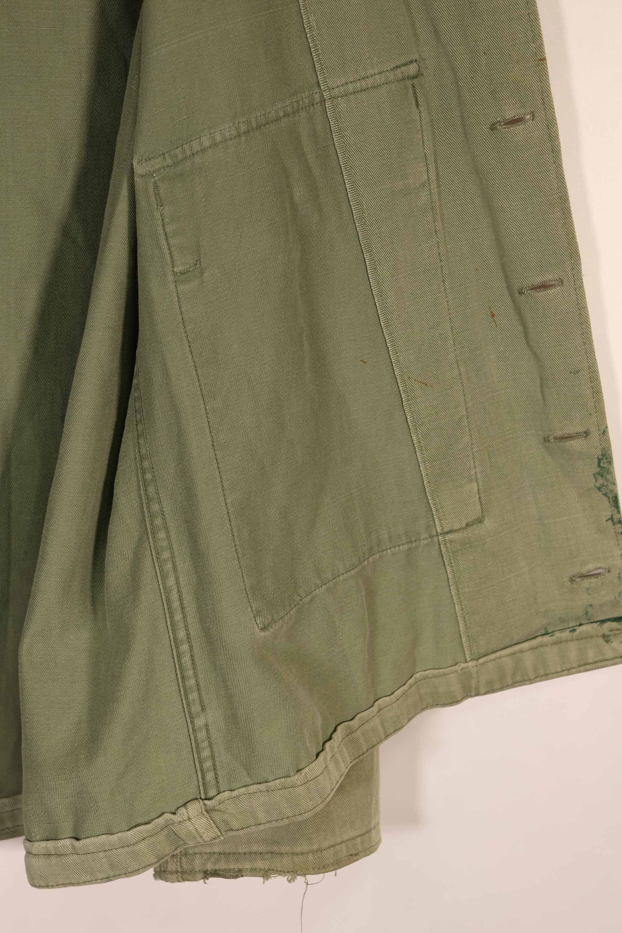 実物　1940年代　アメリカ海軍　USN　M42 ユーティリティジャケット　退色　汚れあり