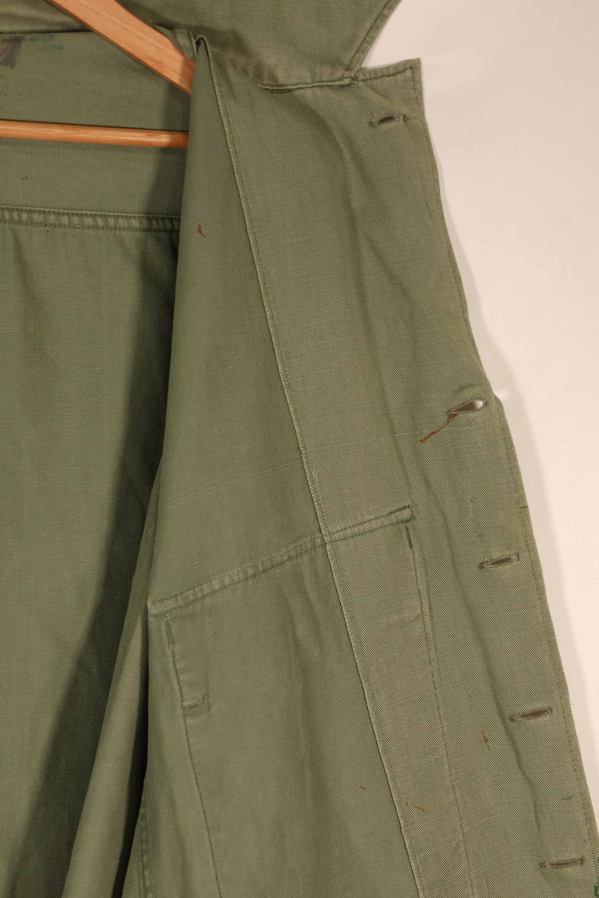 実物　1940年代　アメリカ海軍　USN　M42 ユーティリティジャケット　退色　汚れあり