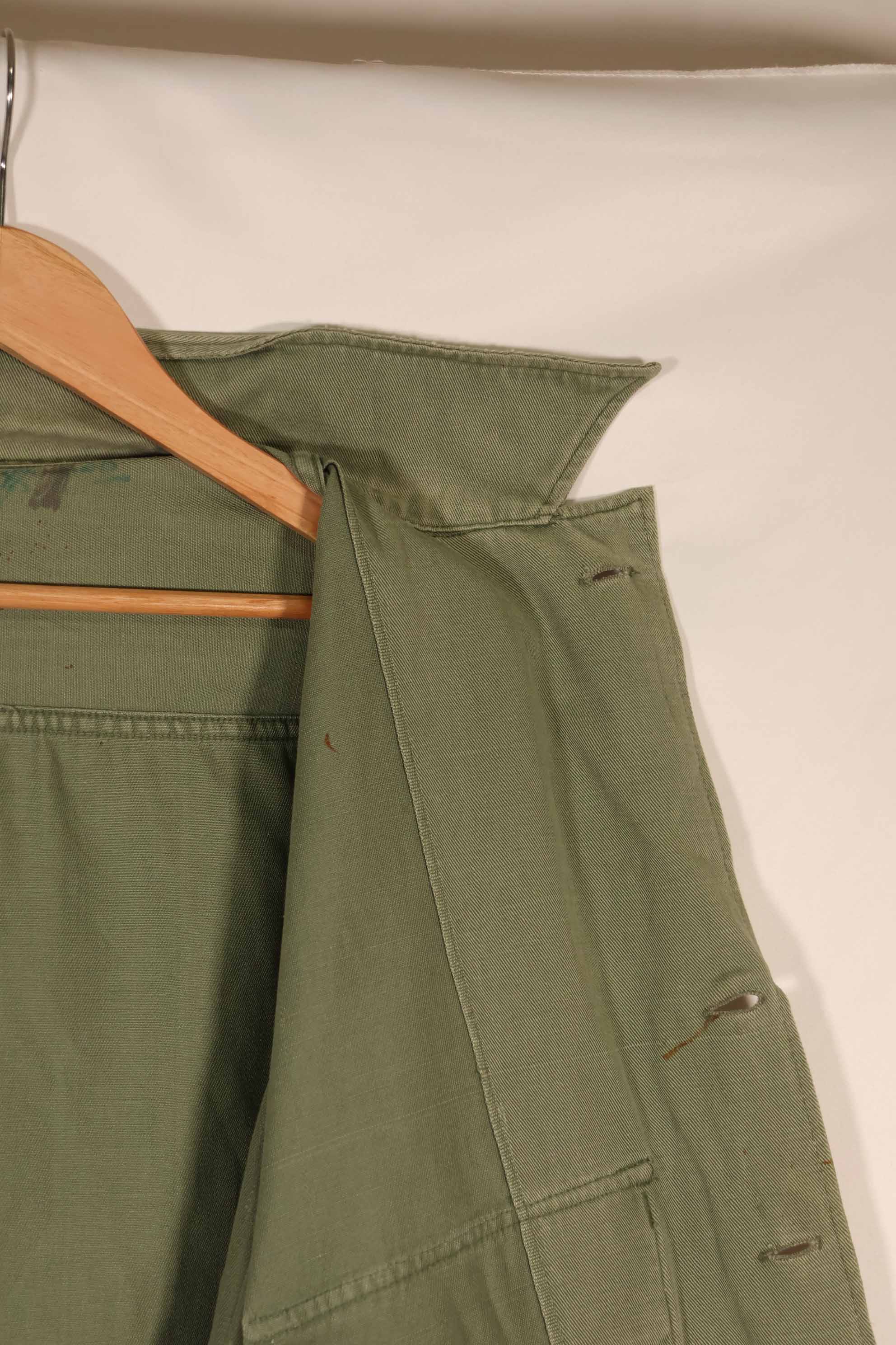 実物　1940年代　アメリカ海軍　USN　M42 ユーティリティジャケット　退色　汚れあり