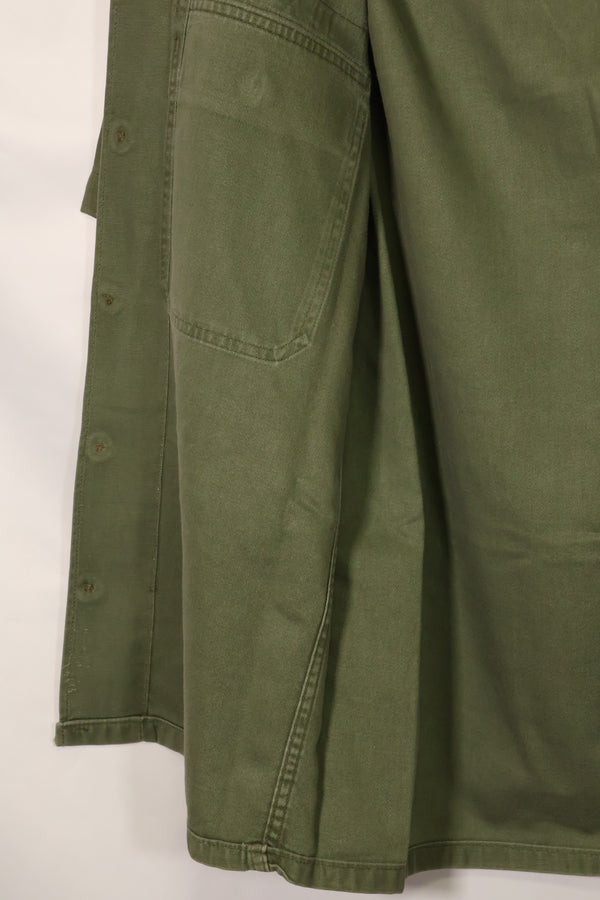 1960年代　元グリーンベレー兵士放出　OG-107　ユーティリティシャツ　初付け　パッチ付き　中古品　C