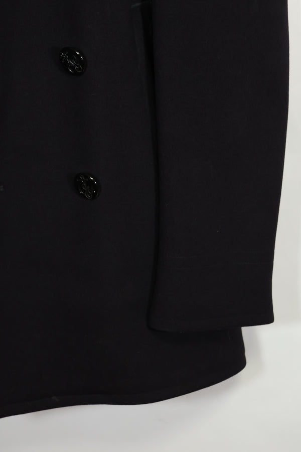 1950年代美国海军呢子大衣，二手，略有虫蛀痕迹