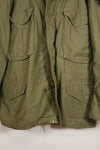 1974 Contract M-S M65 Field Jacket, 3rd Model, Used, Faded, With Patches