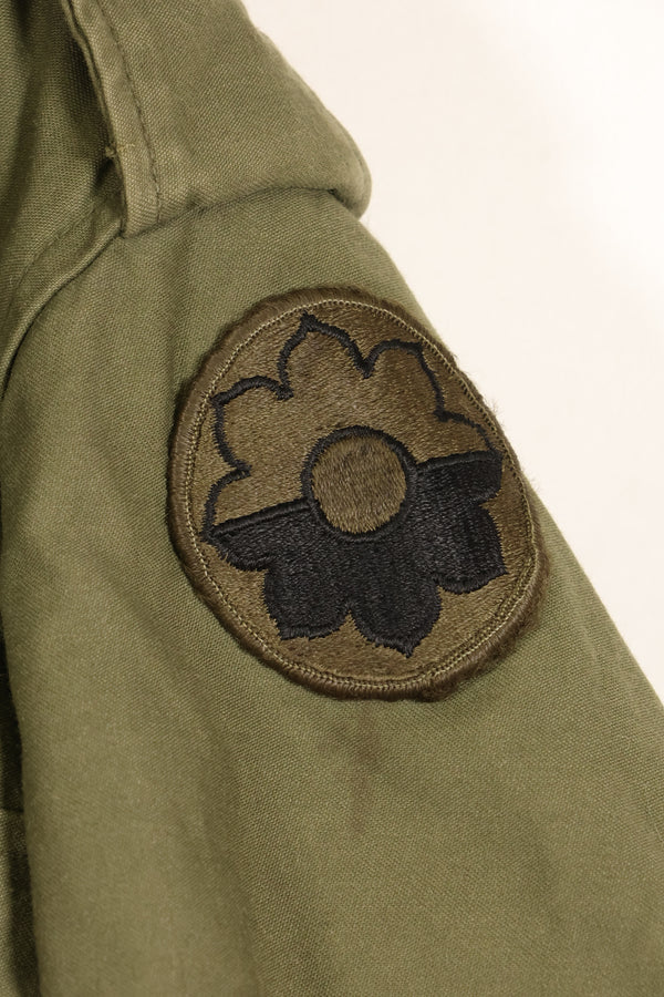 1974 Contract M-S M65 Field Jacket, 3rd Model, Used, Faded, With Patches