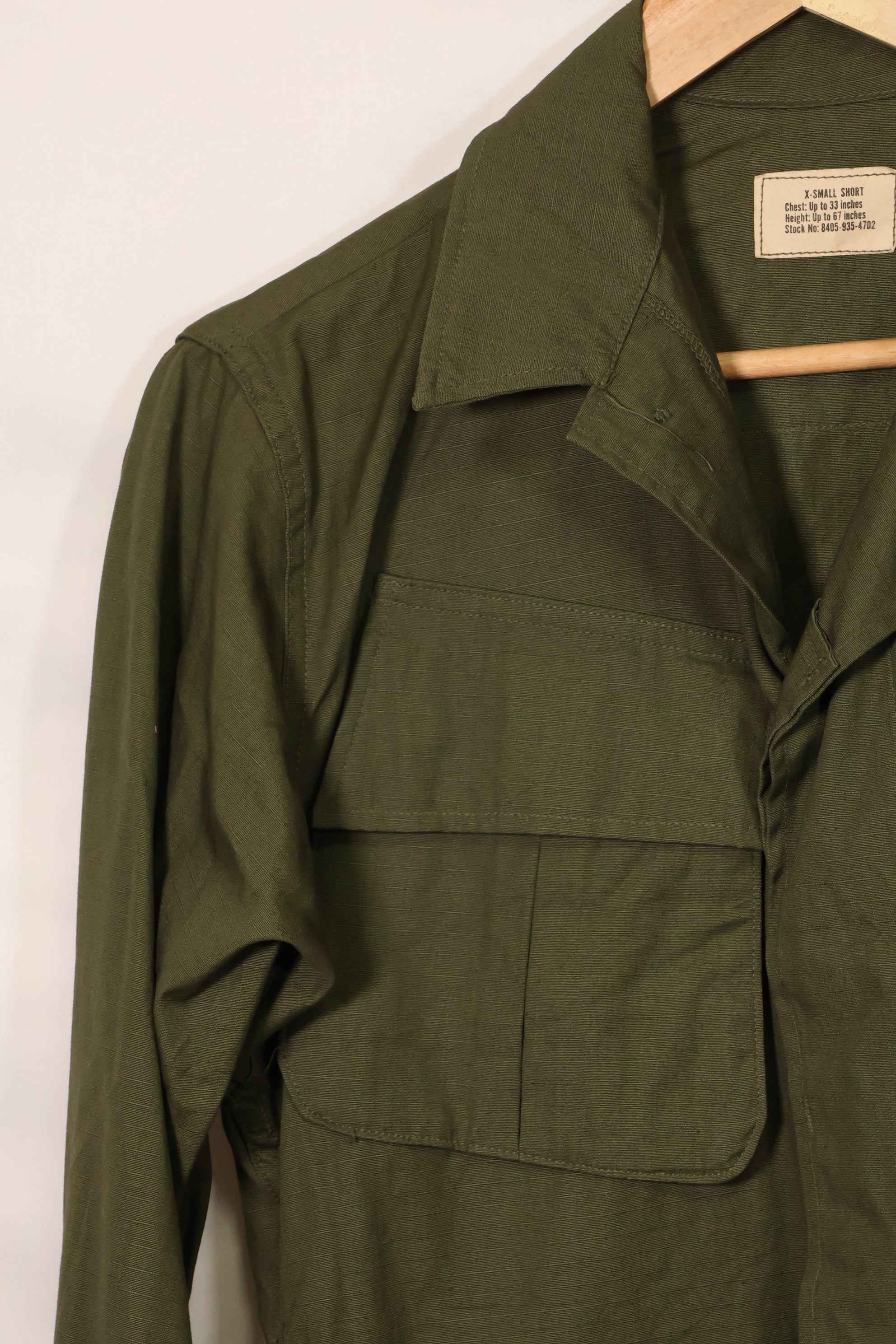 1968年契約　デッドストック　4th Model ジャングルファティーグ　ジャケット　X-S-S　未使用品