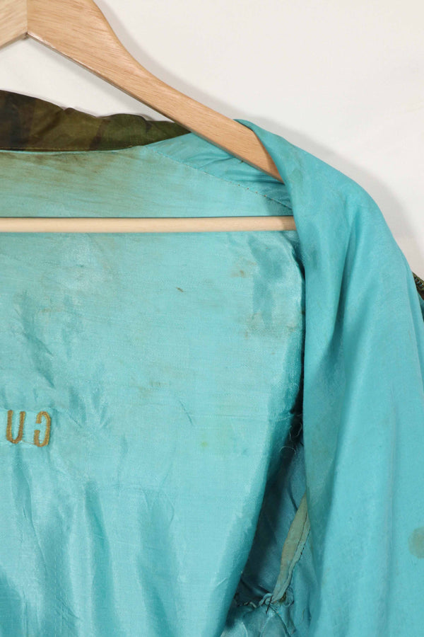 実物　米軍ポンチョライナー製　ツアージャケット　1970-1971 TAY NINH CU CHI