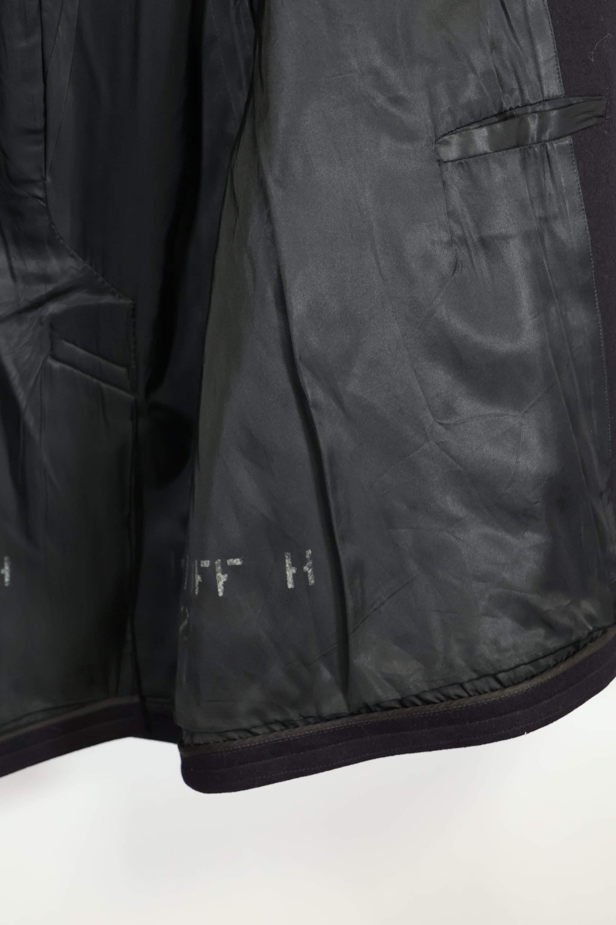 1950年代美国海军呢子大衣，二手，略有虫蛀痕迹