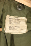 1974 Contract M-S M65 Field Jacket, 3rd Model, Used, Faded, With Patches
