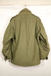 1974 Contract M-S M65 Field Jacket, 3rd Model, Used, Faded, With Patches