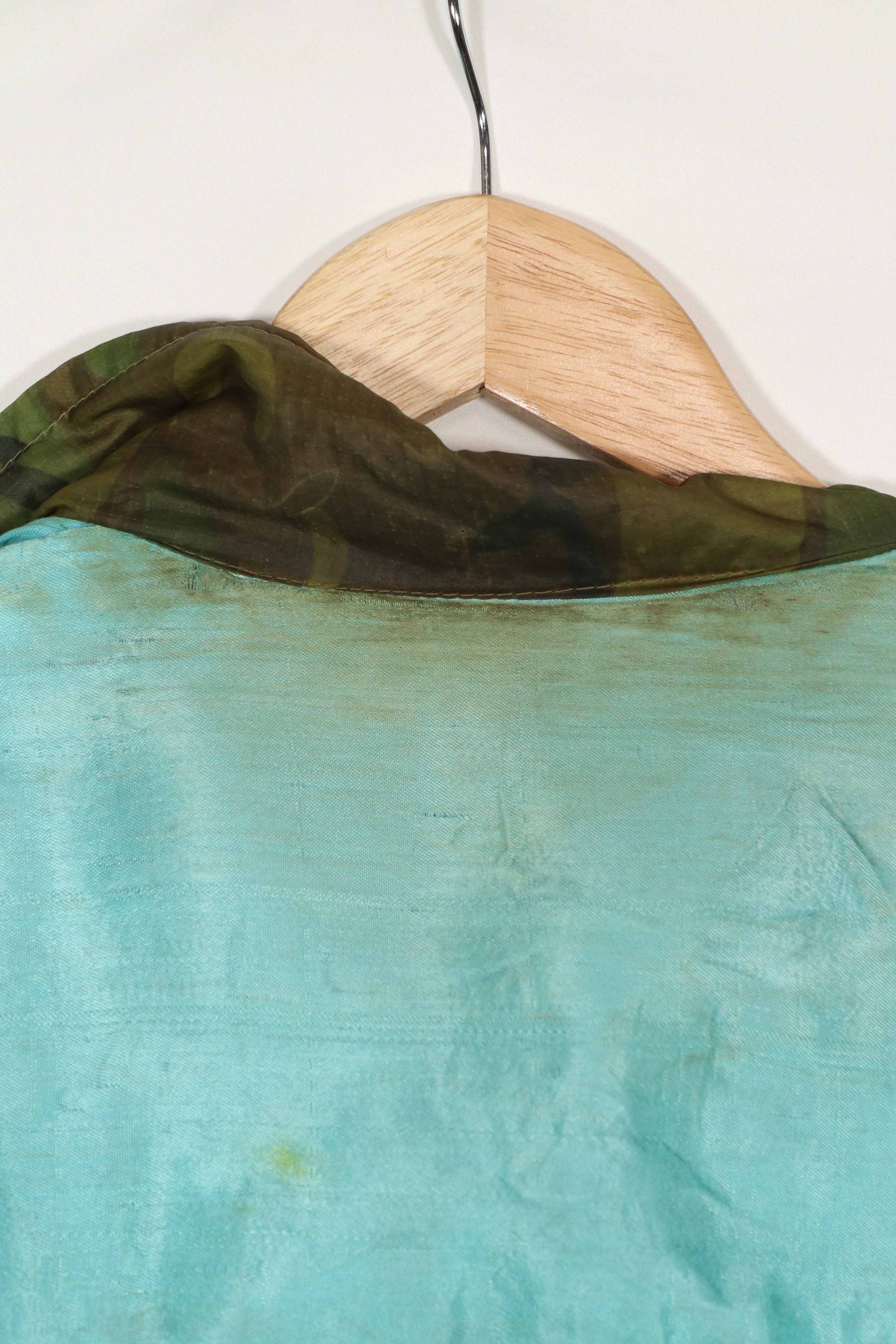 実物　米軍ポンチョライナー製　ツアージャケット　1970-1971 TAY NINH CU CHI