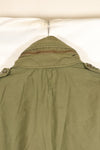 1974 Contract M-S M65 Field Jacket, 3rd Model, Used, Faded, With Patches