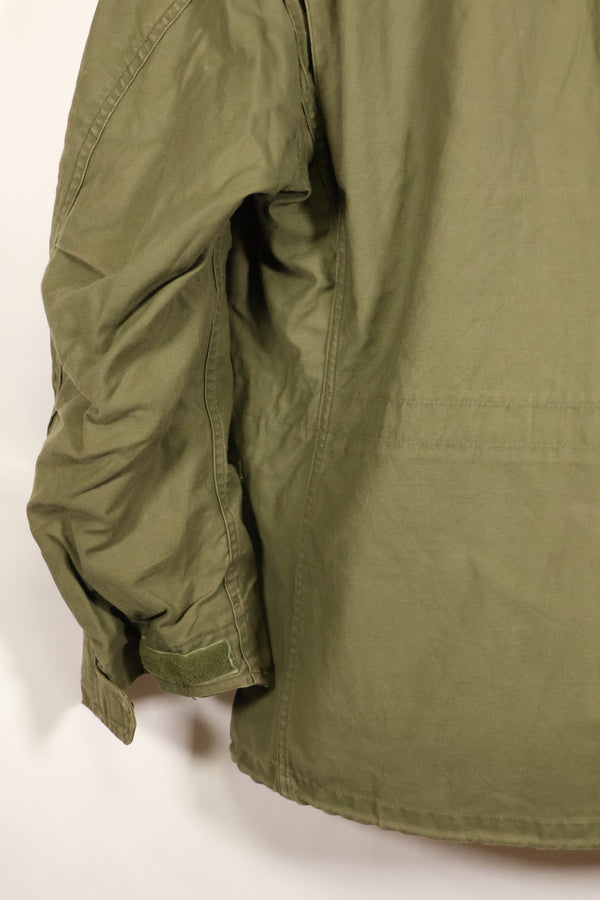 1974 Contract M-S M65 Field Jacket, 3rd Model, Used, Faded, With Patches