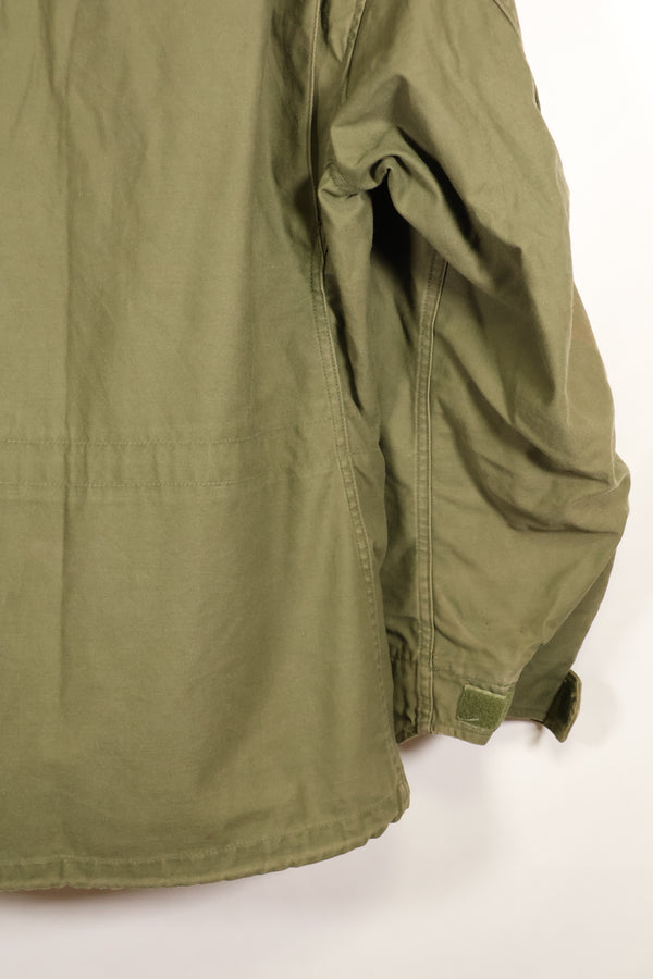 1974 Contract M-S M65 Field Jacket, 3rd Model, Used, Faded, With Patches