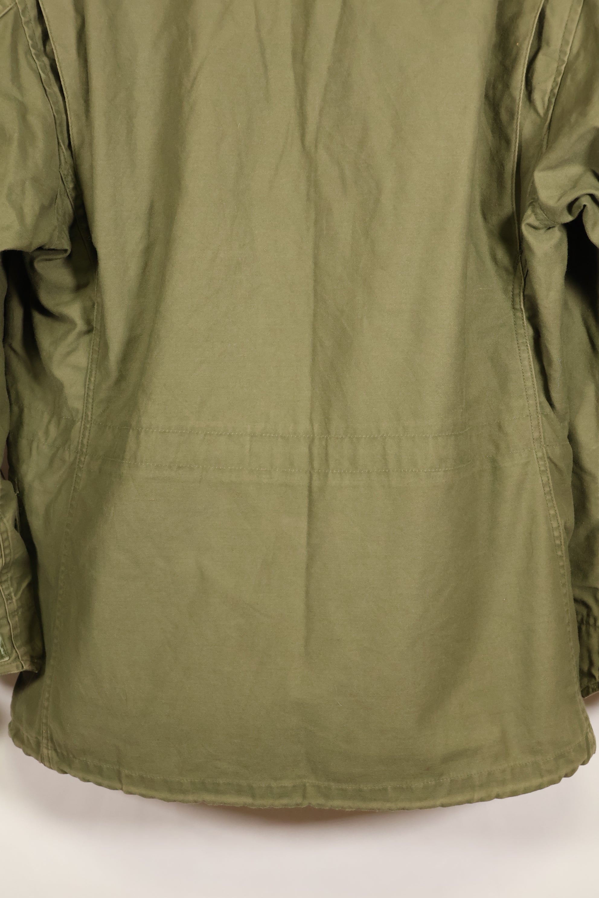 1974 Contract M-S M65 Field Jacket, 3rd Model, Used, Faded, With Patches