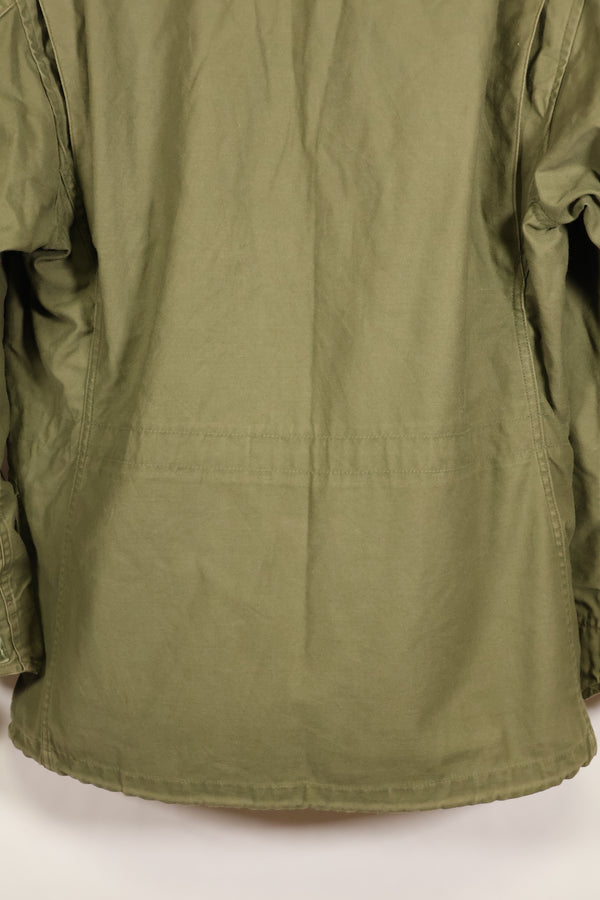 1974 Contract M-S M65 Field Jacket, 3rd Model, Used, Faded, With Patches