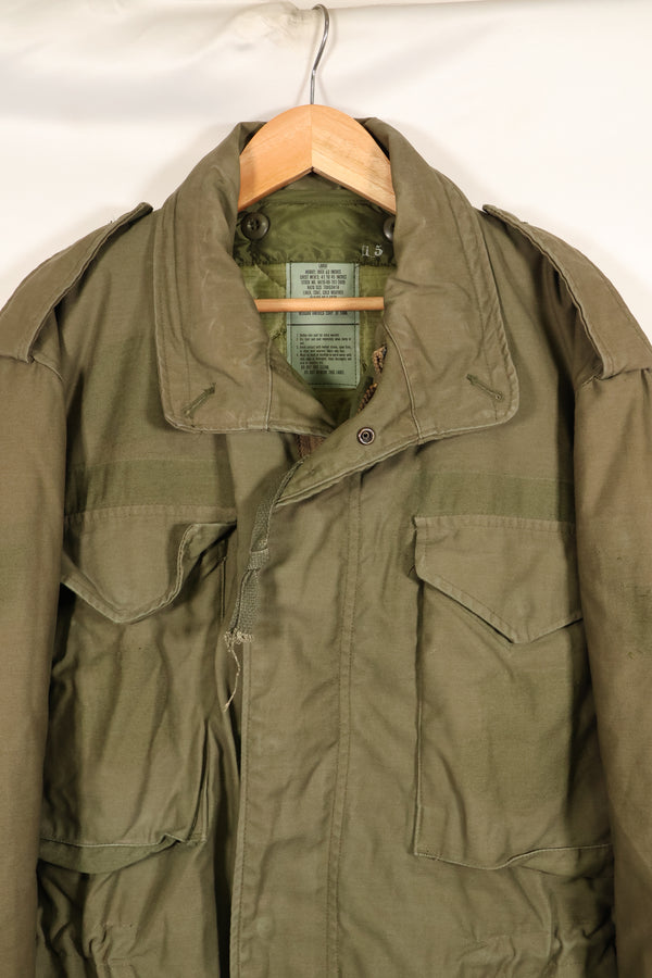 1980s Lot: M-S Set: M65 Field Jacket (3rd Model) with Liner, Used