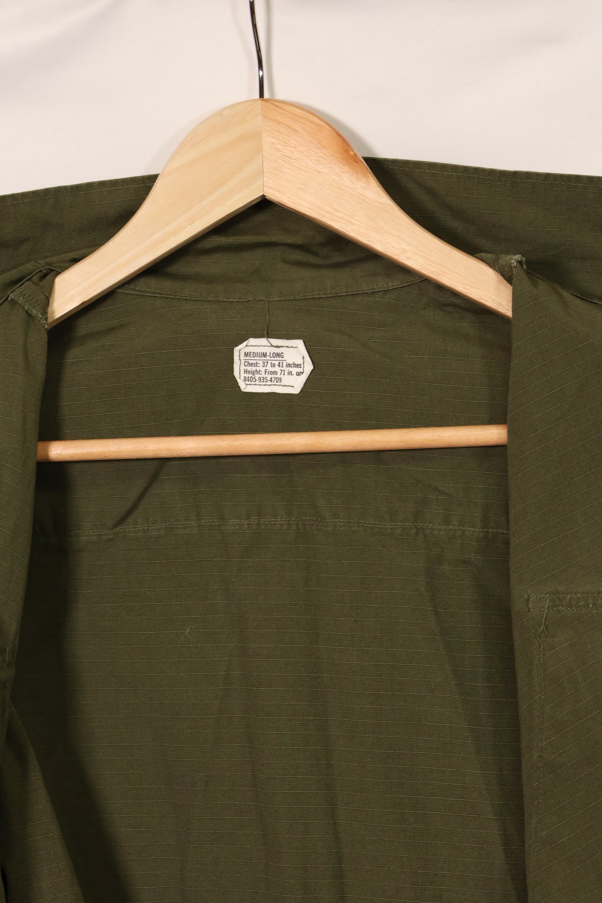 1970年契約　4th Model ジャングルファティーグ　ジャケット　M-L　ほぼ未使用品