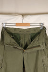 Circa 1969 Estimated size S-S 4th Model Jungle Fatigue pants, used, released by a movie company.