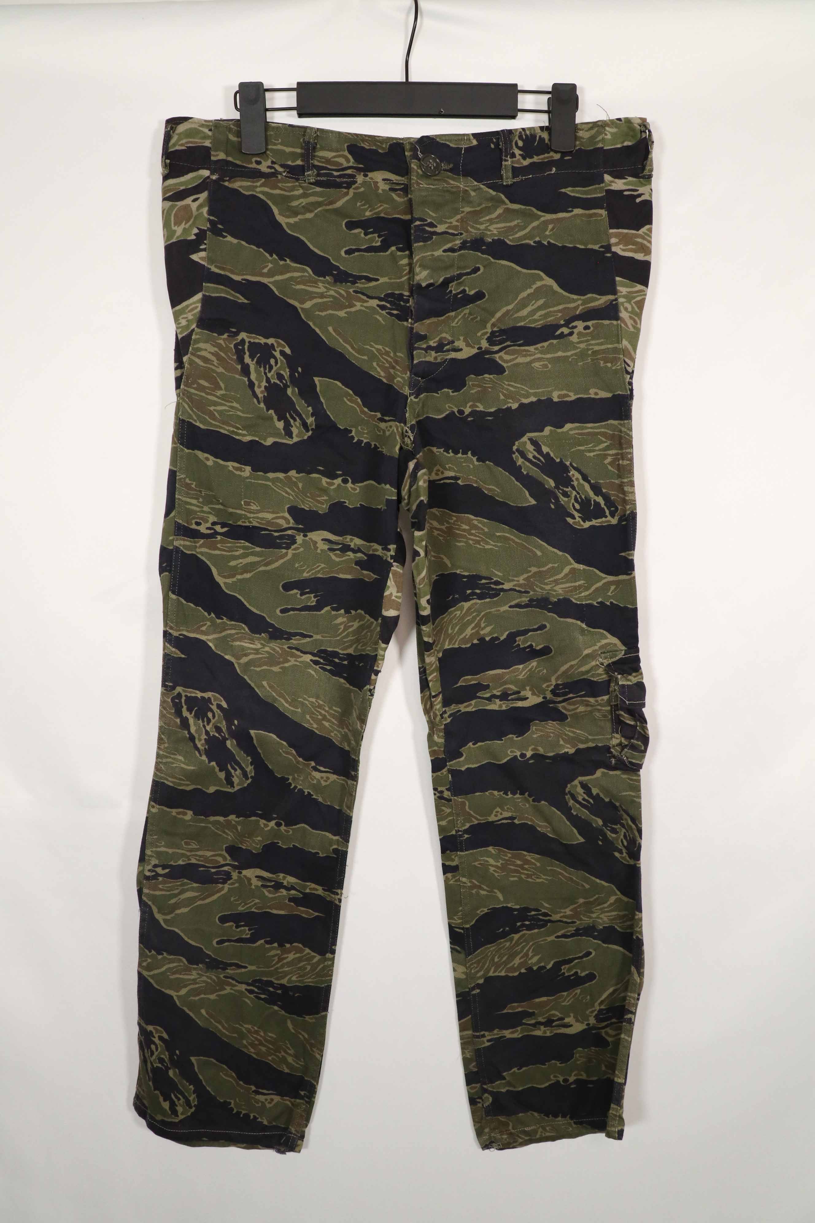 実物　クラシックパターン　タイガーストライプ　パンツ　改造あり