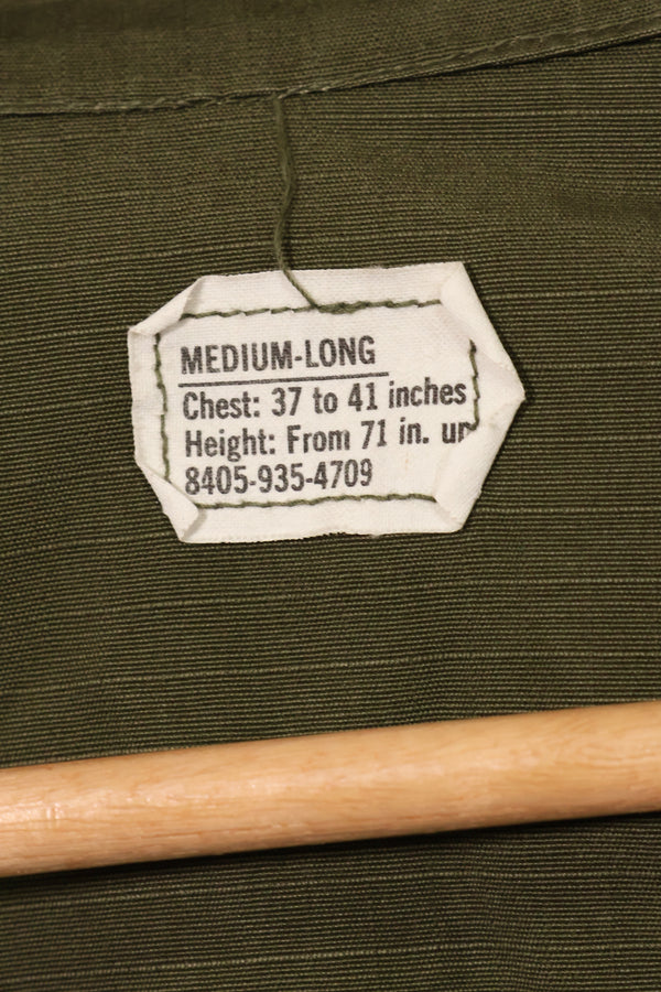 1970年契約　4th Model ジャングルファティーグ　ジャケット　M-L　ほぼ未使用品
